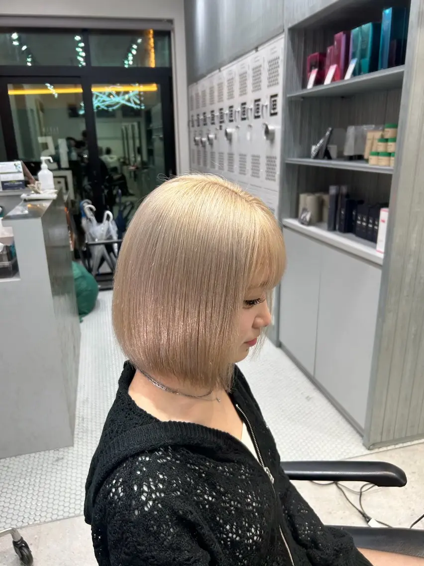 【オススメメニュー‼️】ブリーチ👱♀️➕ケアトリートメントの写真