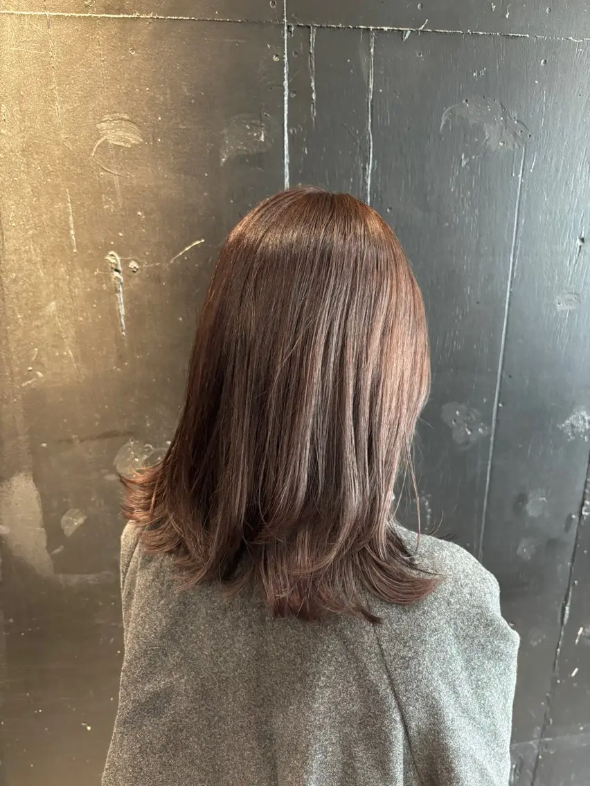 ブリーチなしダブルカラーの写真