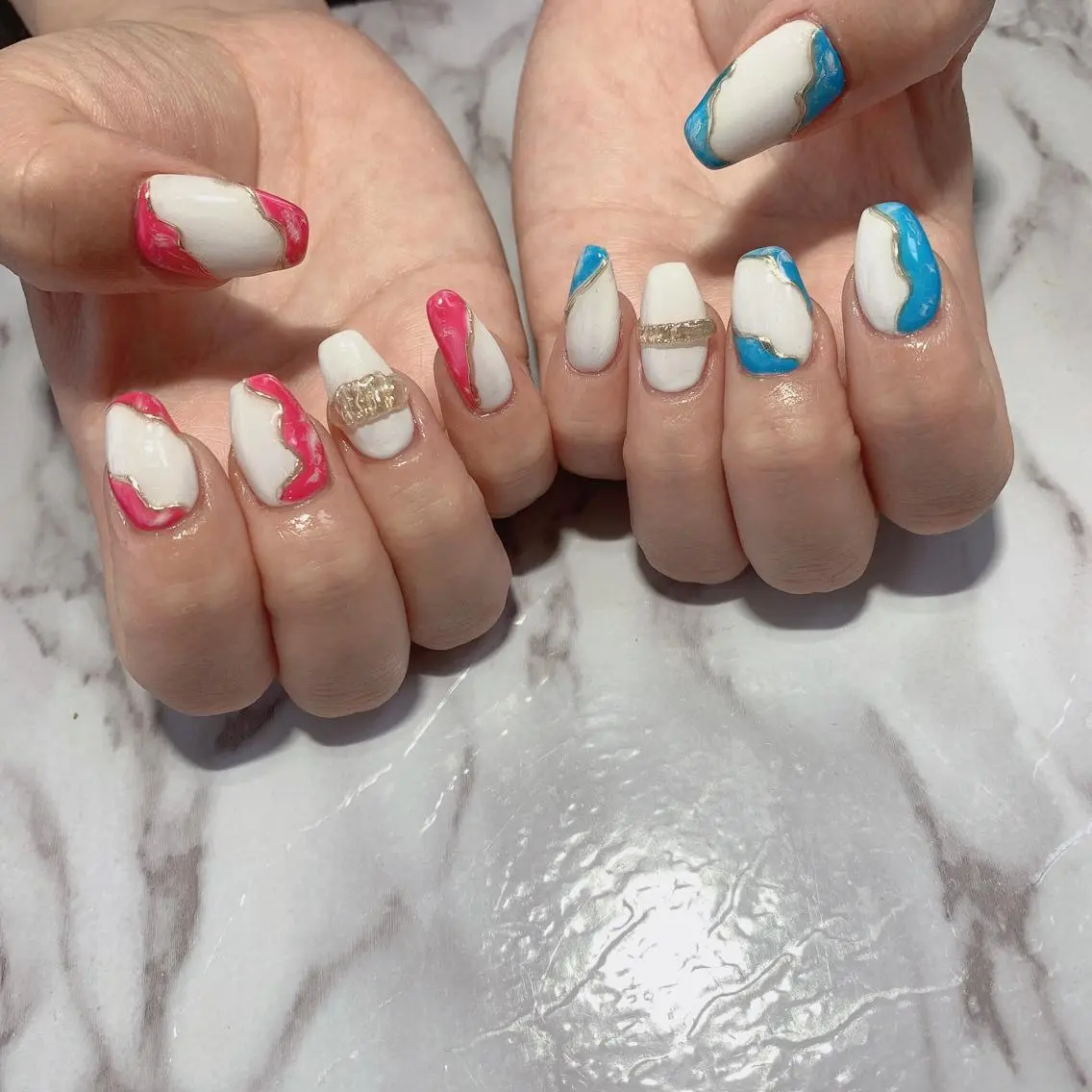 ネイル フレンチネイル 夏ネイル Ally's Nailのネイルデザイン