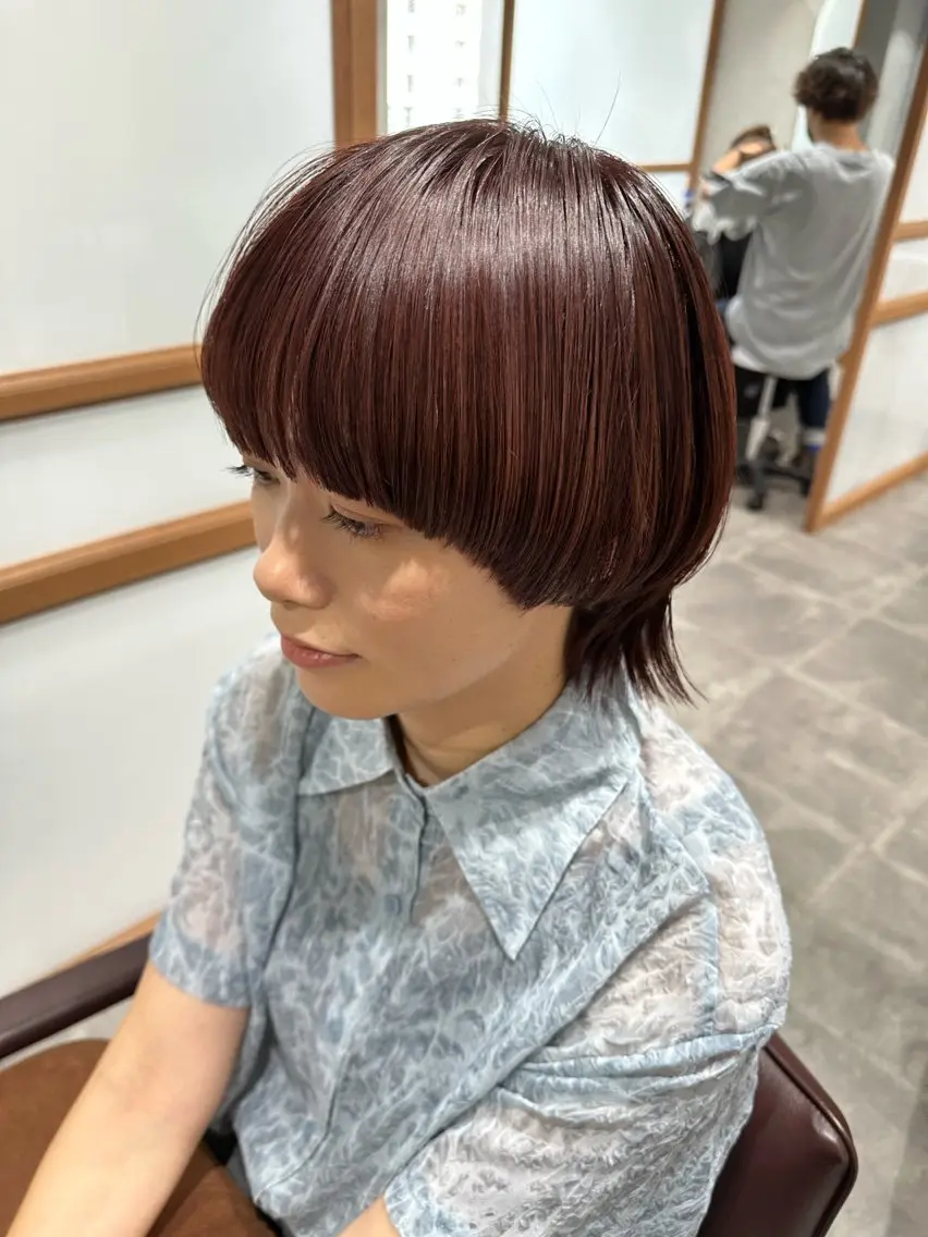 ショート ウルフカット 伊藤 慎吾のヘアスタイル