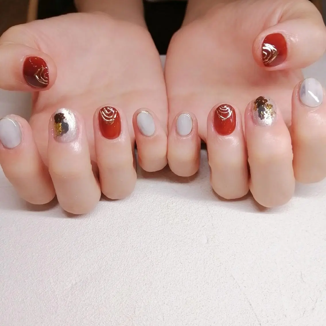 ネイル ニュアンスネイル ハンドネイル フットネイル I.プライベート ネイルサロンのネイルデザイン