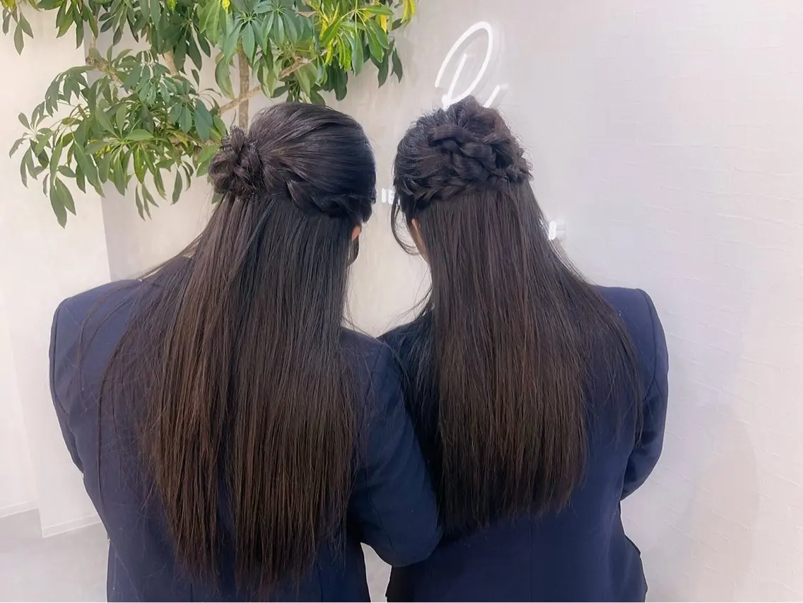 ヘアアレンジ ヘアセット 🤍AIRA🤍のヘアスタイル