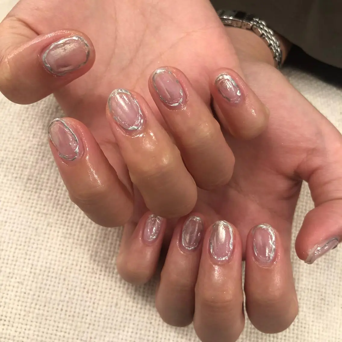 ネイル クリアネイル 🎀AYAKO 🎀中韓ネイルのネイルデザイン