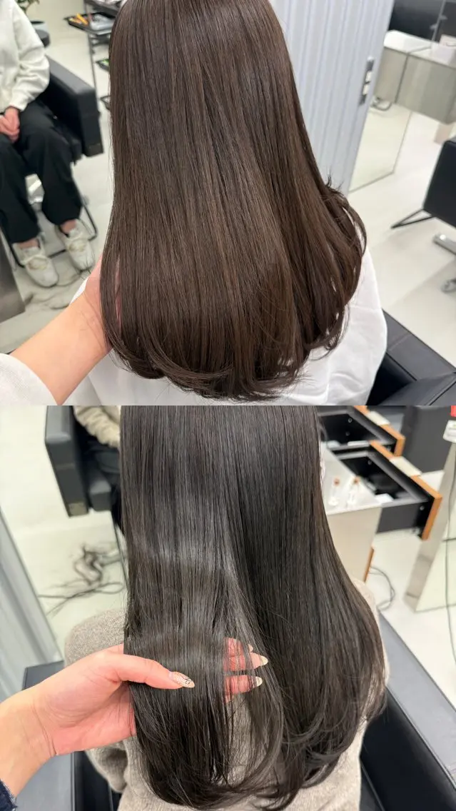 ロング カラー 透明感カラー ヘアカラー ✨透明感たっぷりカラ ー✨/表参道/りりのヘアスタイル