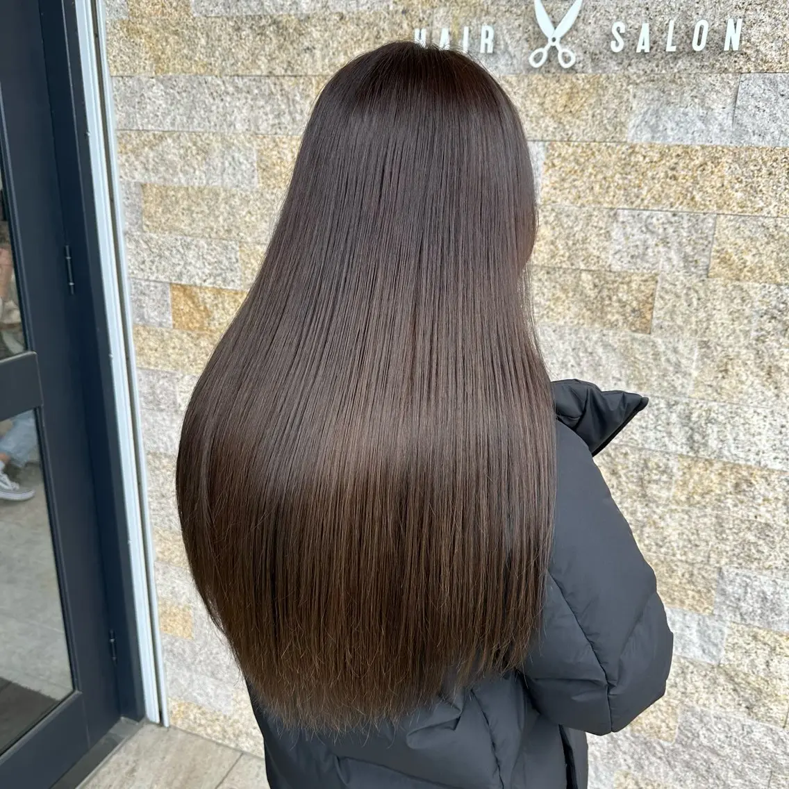 ロング 酸性ストレート recipe 黒木 彩那のヘアスタイル