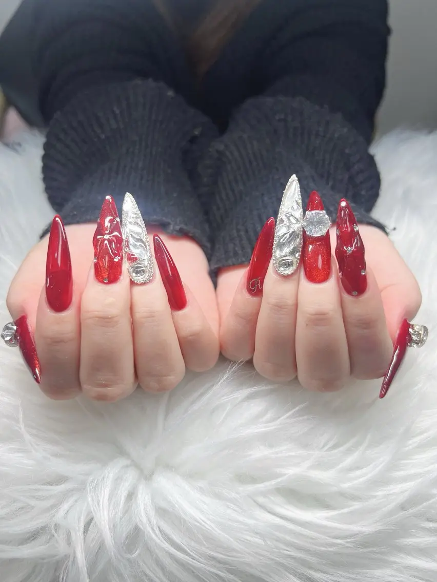 ネイル ハンドネイル Lee Nails チップ長さだし専門店のネイルデザイン