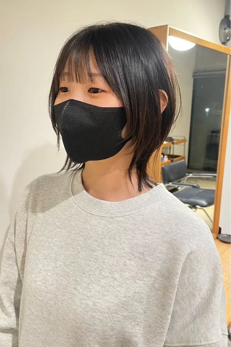 ショート ハラ カヤコのヘアスタイル
