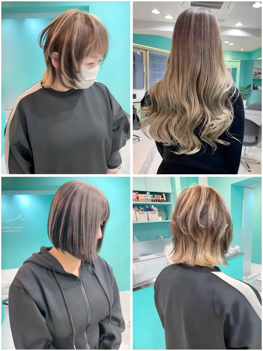 ミディアム カラー ヘアカラー 🫧ショート/ボブ 池袋西口・泡渕✂️のヘアスタイル