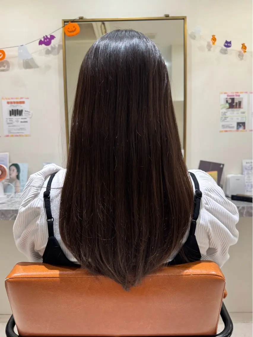 ロング カラー カット ヘアカラー トリートメント 暖色/ベージュ/ メンズ/鈴木彩のヘアスタイル