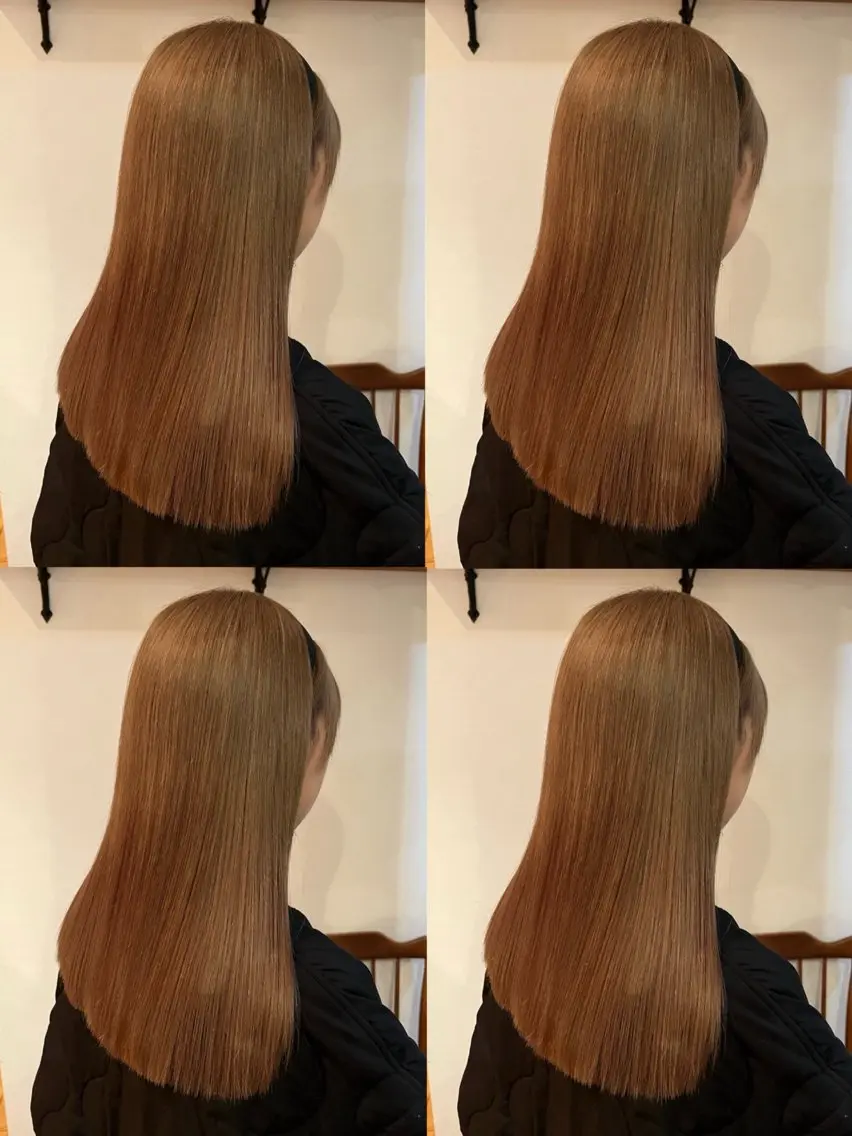 人気No.1🌟透け感たっぷり🌟【艶々カラー×marrbスパ×シャンプーブロー付き】の写真