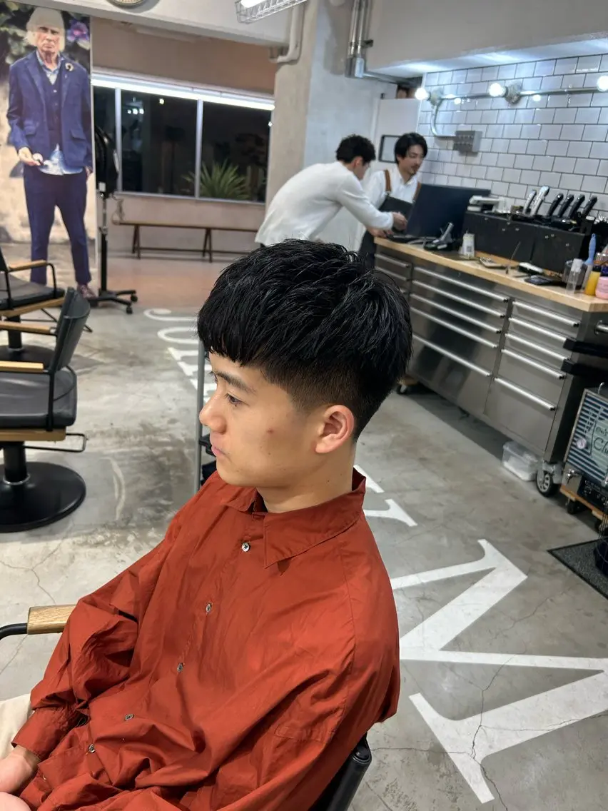 ショート メンズ カット ヘアカラー 吉田 彩人のヘアスタイル