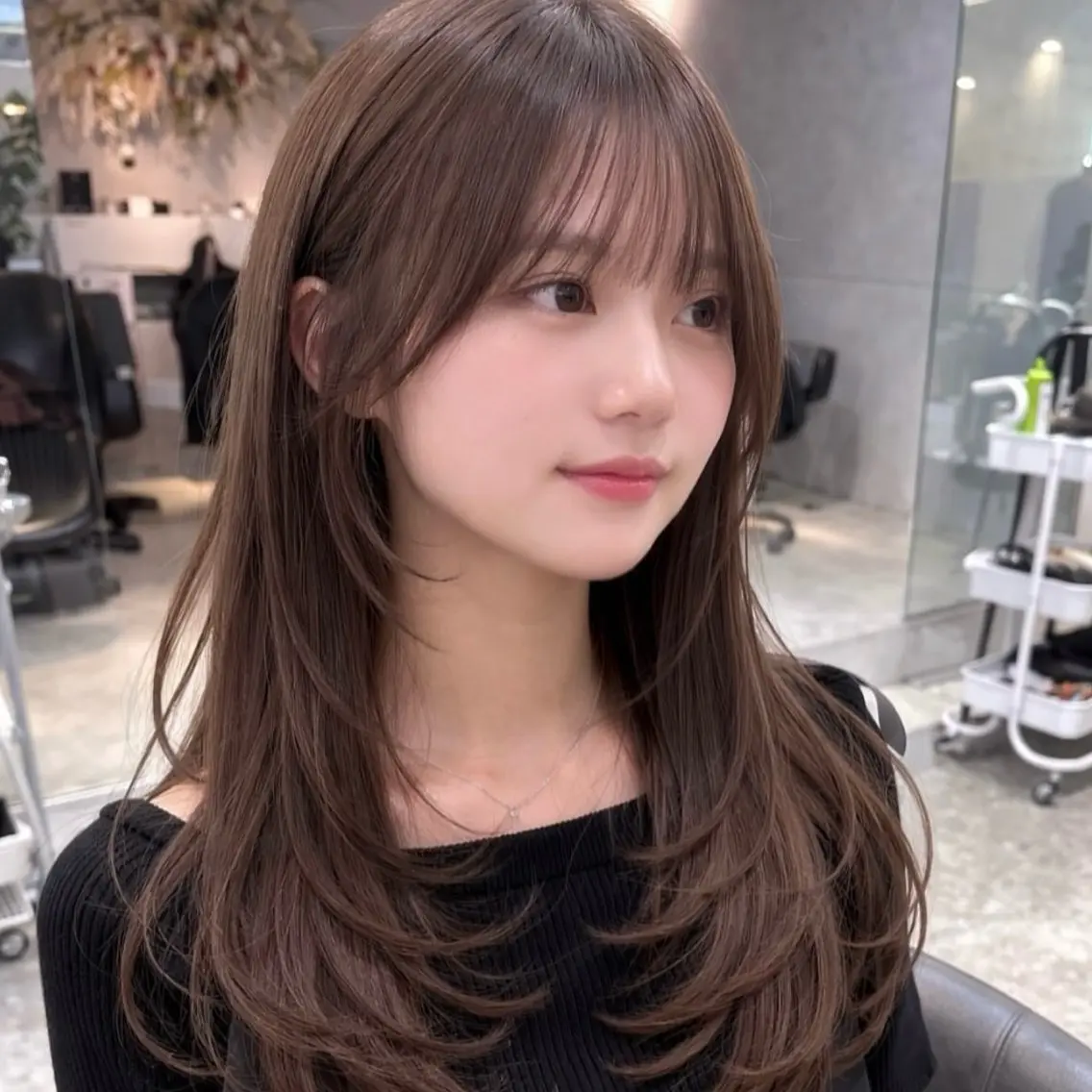ロング SHUN/ レイヤーカットのヘアスタイル
