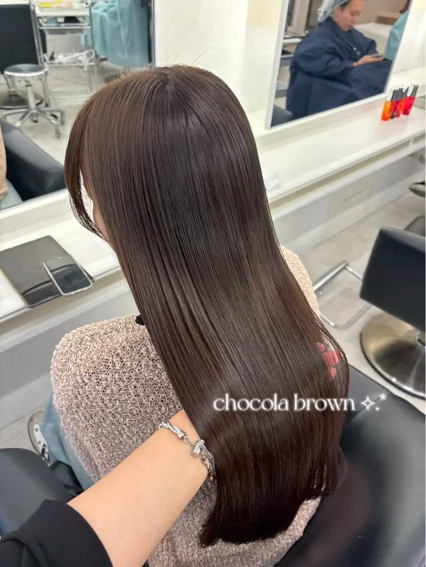ロング カラー ヘアカラー parvemix ／川崎 はるひ🎀のヘアスタイル