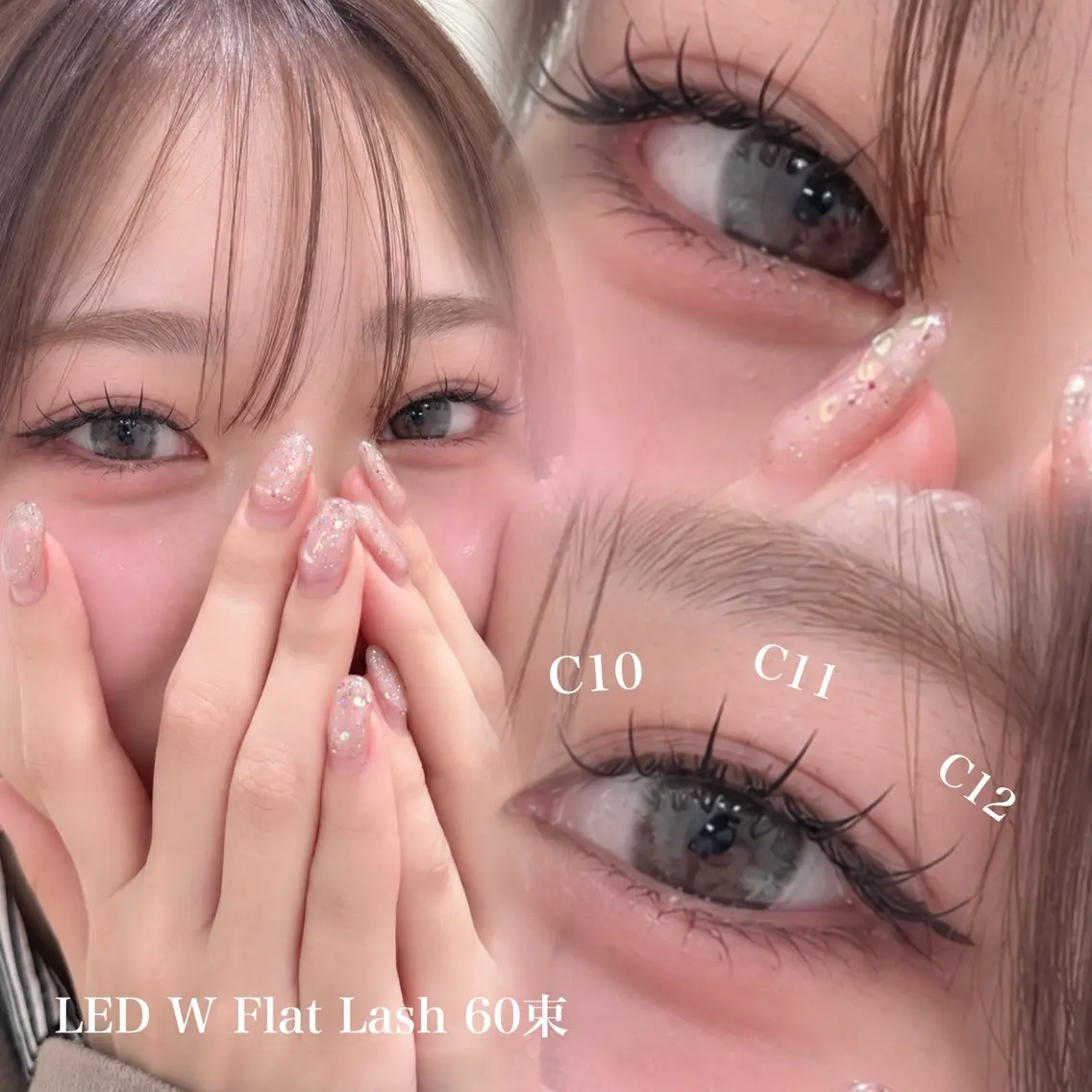 マツエク・マツパ 束感まつ毛 Cカール ナチュラル マツエク 梅田/LEDまつエク /Mai🎀ིྀのマツエク・マツパデザイン