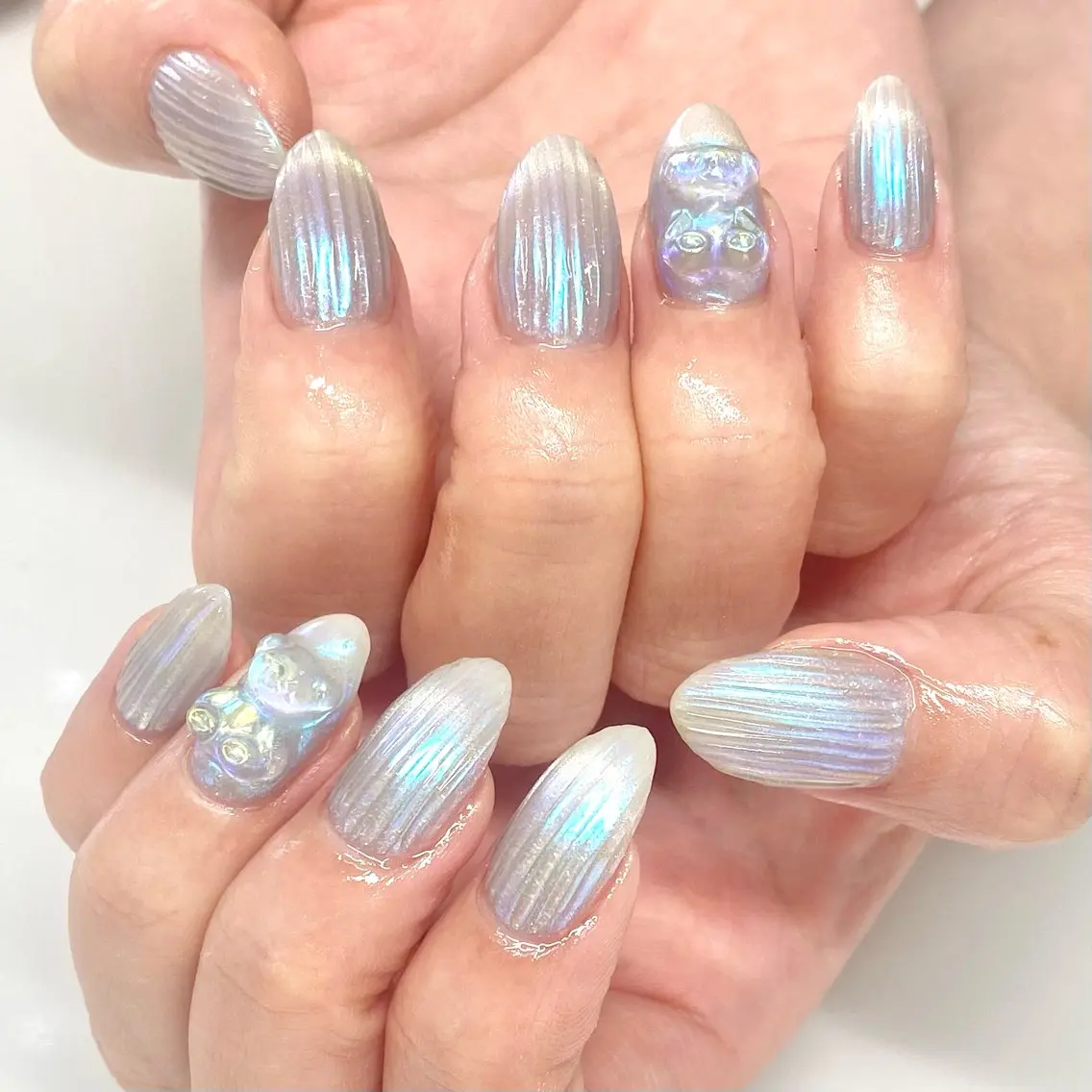 ネイル &U新松戸 スカルプ パラジェルフィルインのネイルデザイン