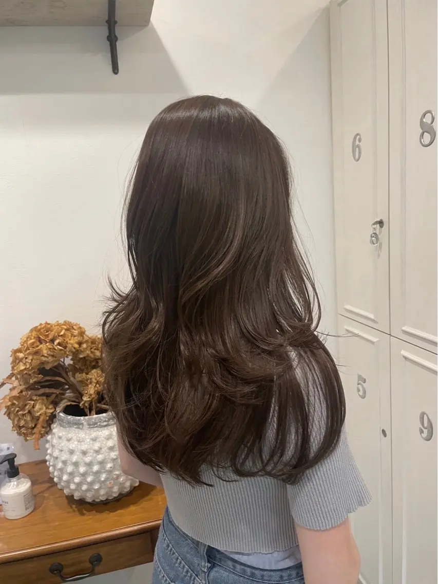 ロング レイヤーカット nana l 韓国スタイル౨ৎのその他イメージ