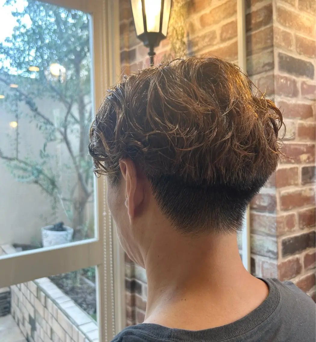 メンズ メンズパーマ カット パーマ 三 浦のヘアスタイル