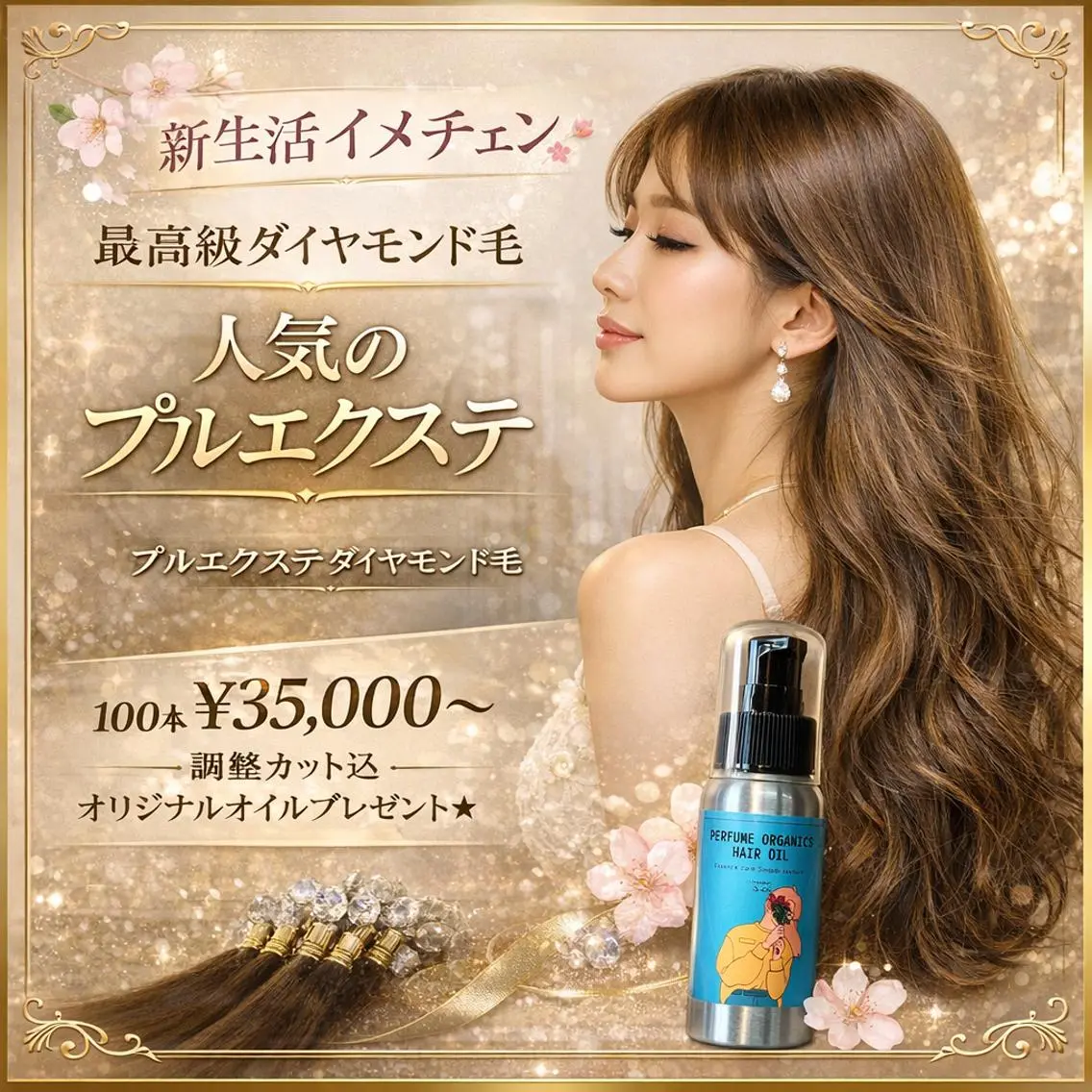 XI-ON NAO /久留米プルエクステのヘアスタイル