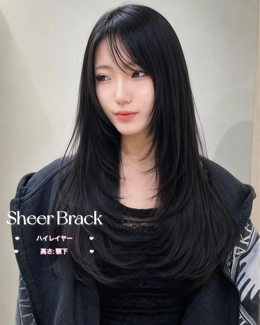 ロング カラー 大人韓国レイヤ ー特化|角岡泉希🩶のヘアスタイル