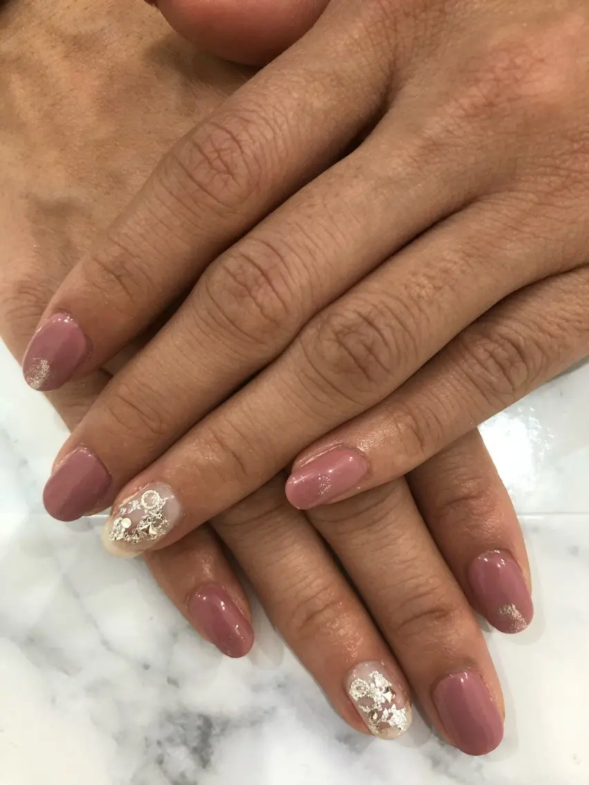 ネイル ワンカラーネイル M&Y nailsalonのネイルデザイン