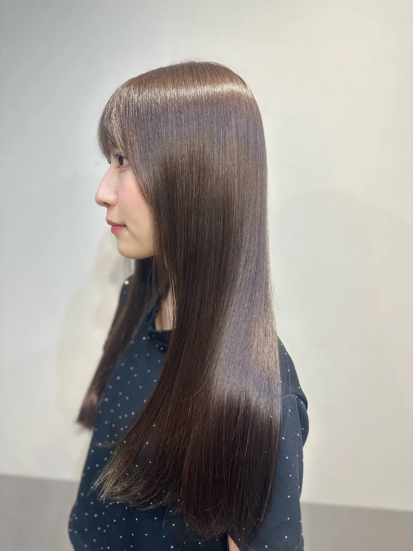 ロング カラー 新宿/髪質改善/ 美髪矯正✨浅江通友のヘアスタイル