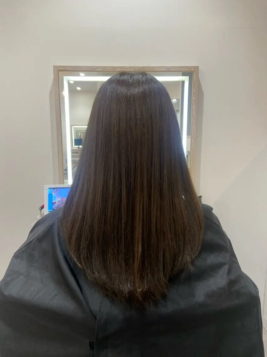 ロング カット ヘアカラー トリートメント 平野 利希菜のヘアスタイル