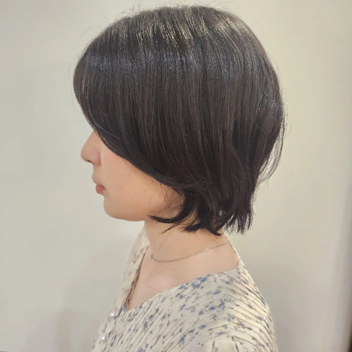 ショート ボブレイヤー ボブ くせ毛 レイヤーカット 透明感カラー✨️ 札幌/ナカムラのヘアスタイル