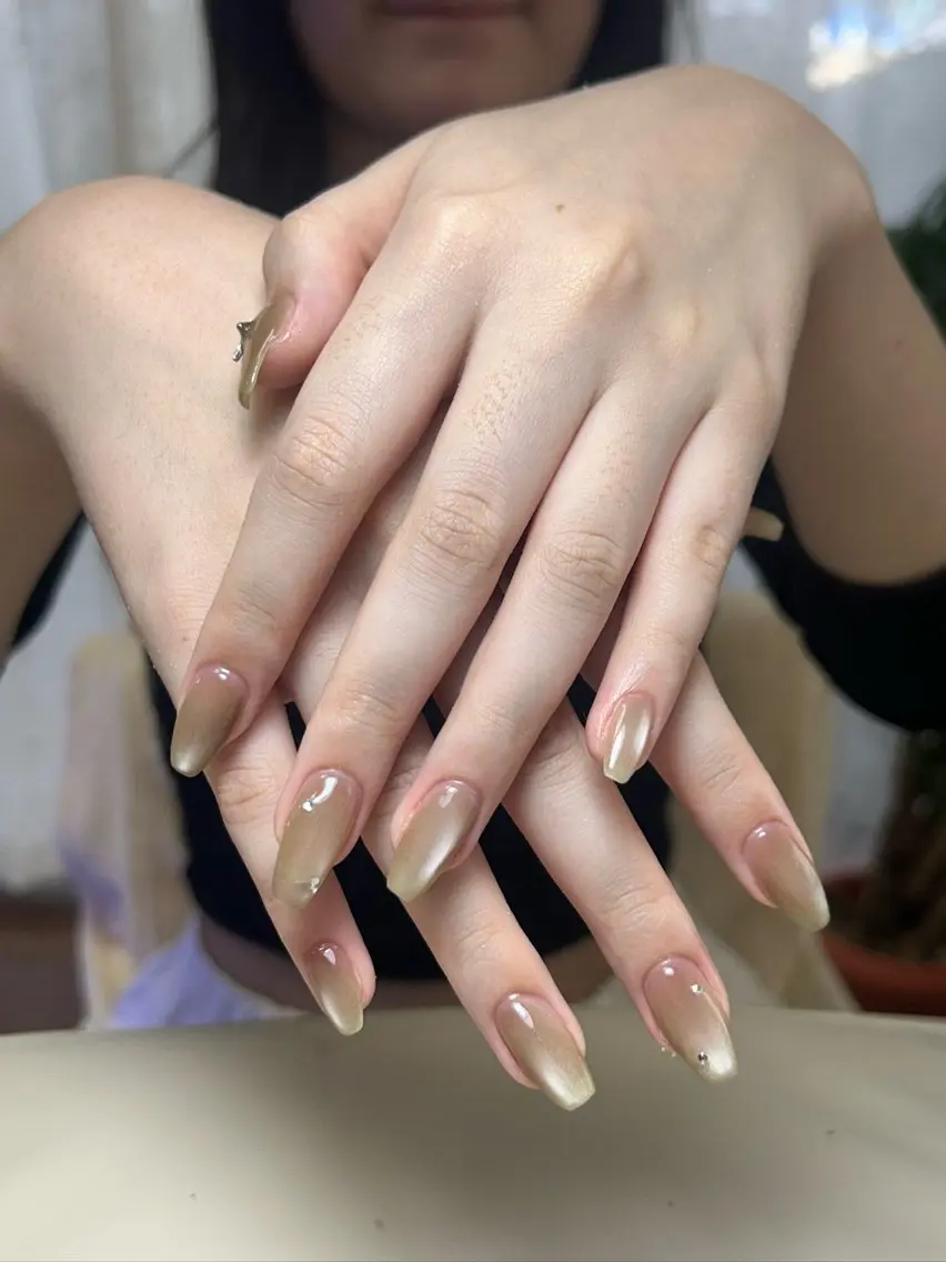 ネイル アートネイル チークネイル 長さ出し フレンチネイル ジェルネイル 🦋new Nail🦋ニノのネイルデザイン
