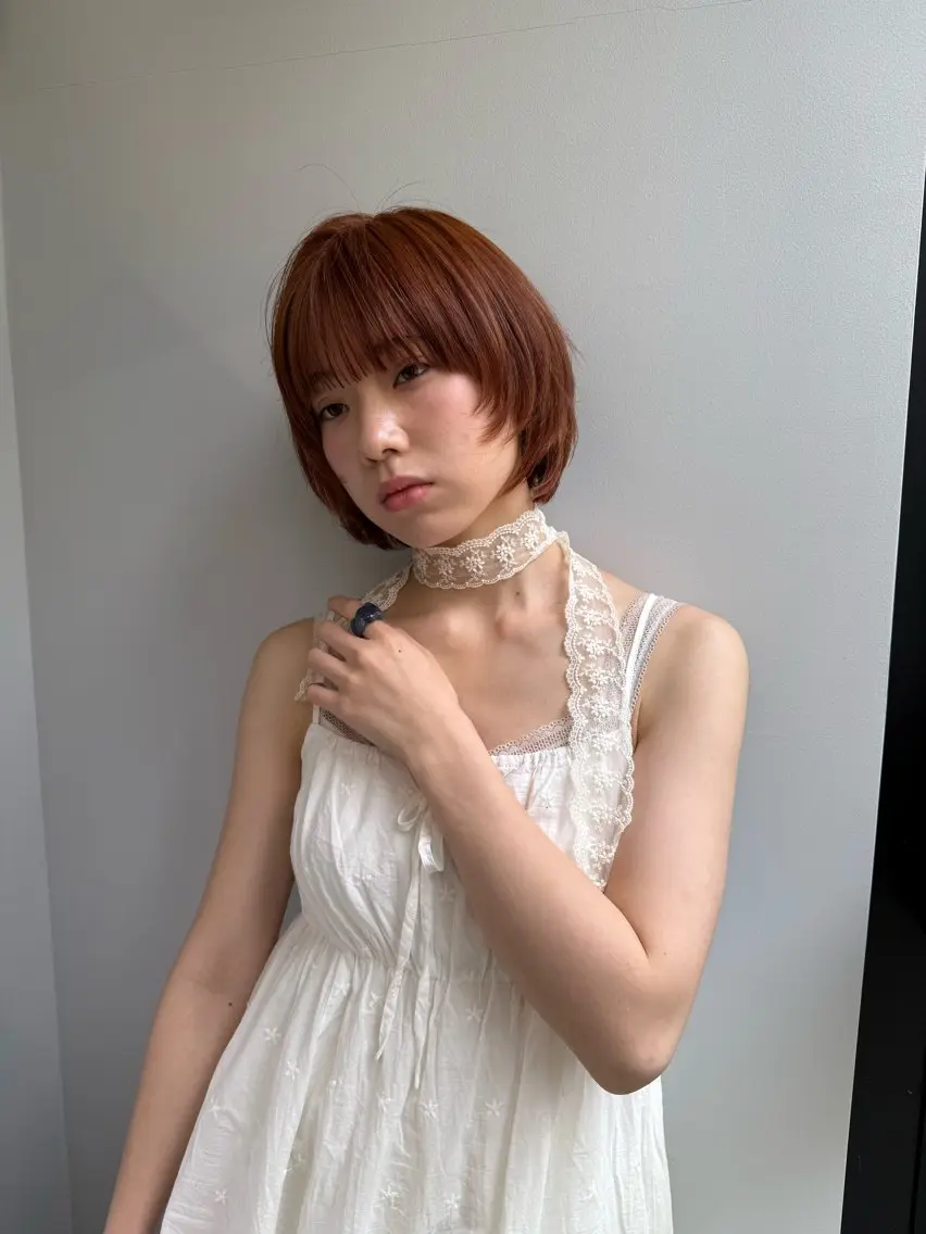 ショート カラー カット ヘアカラー トリートメント ROCCO east / りんなのヘアスタイル