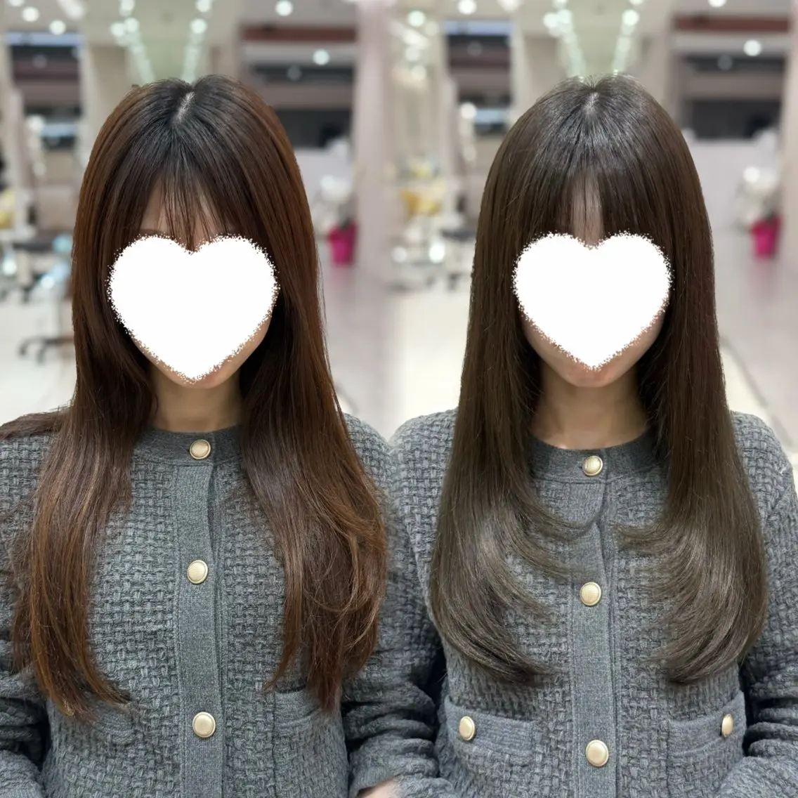 ロング カラー カット ヘアカラー トリートメント 内田 志乃のヘアスタイル