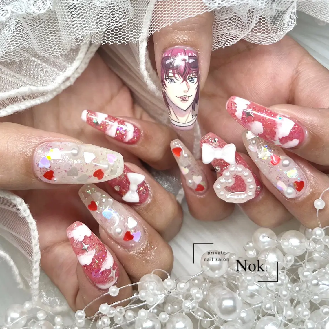 ネイル ハンドネイル 池袋痛ネイル Nok. 渡辺のネイルデザイン