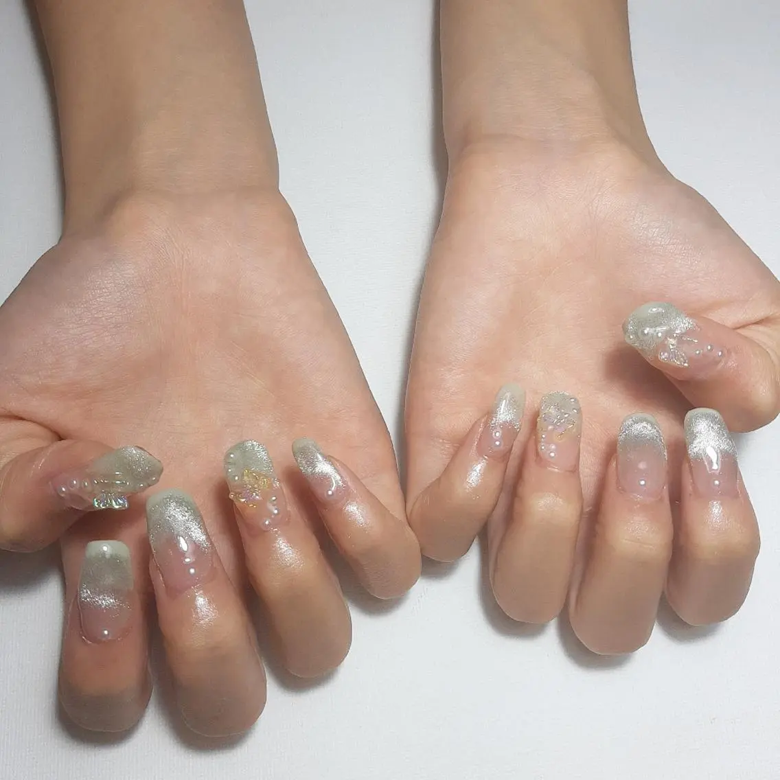 ネイル ジェルネイル マグネットネイル 持ち込み ショートネイル owlnail /持込みデザイン専門のネイルデザイン