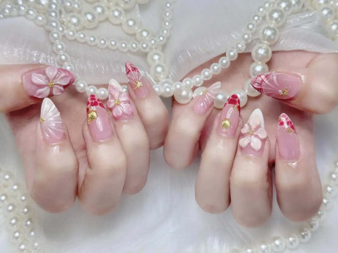 ネイル ハンドネイル ハンドケア Melia Nail Nambaのネイルデザイン