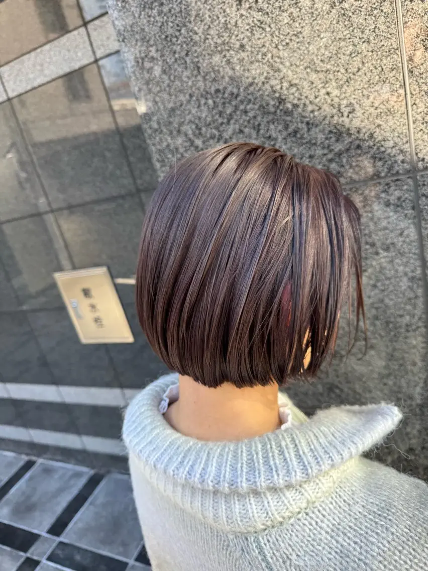 [💞透明感がほしい方へ💞]透け感たっぷりイルミナカラー+水素トリートメント¥6500の写真