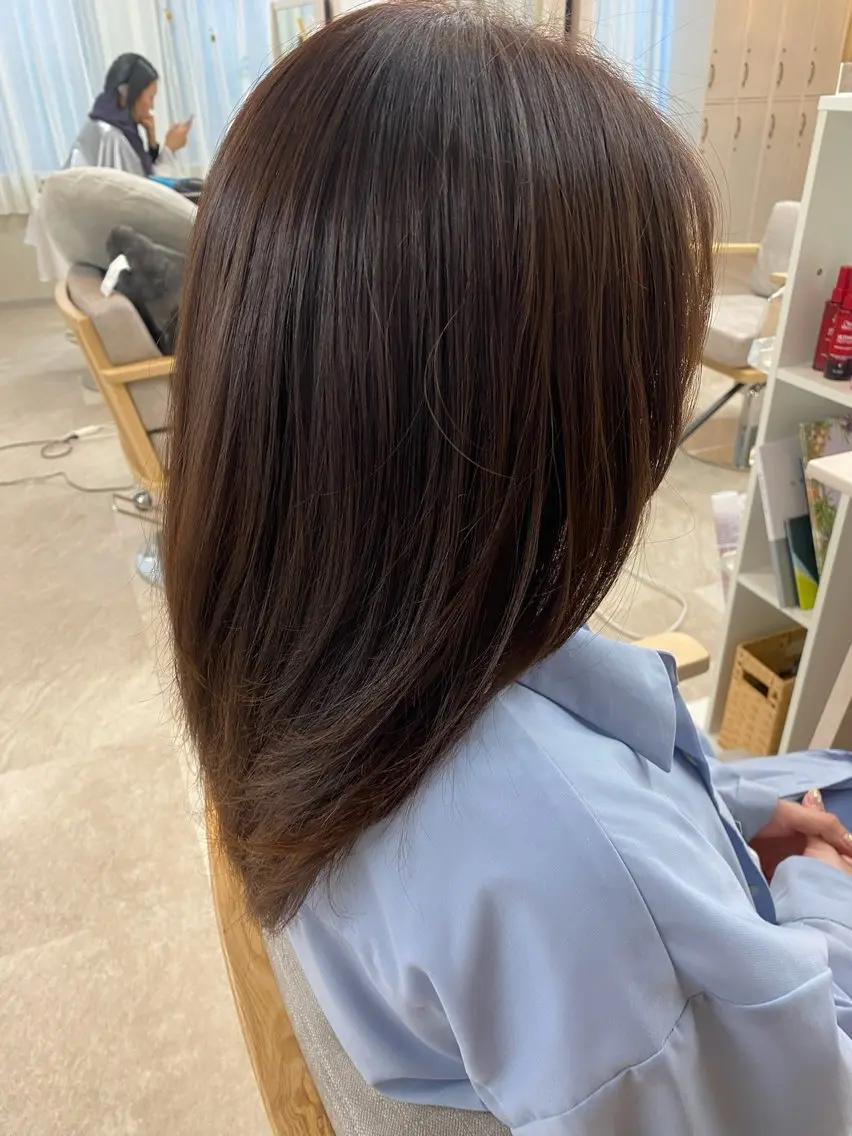 トリートメント 植村 菜央のヘアスタイル