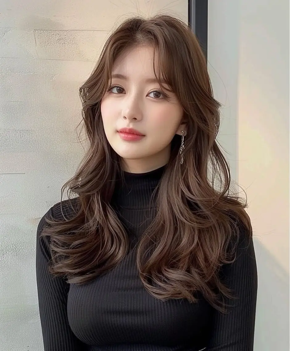 ロング 艶カラー/ヘアセット 着付け ふうか 渋谷のヘアスタイル