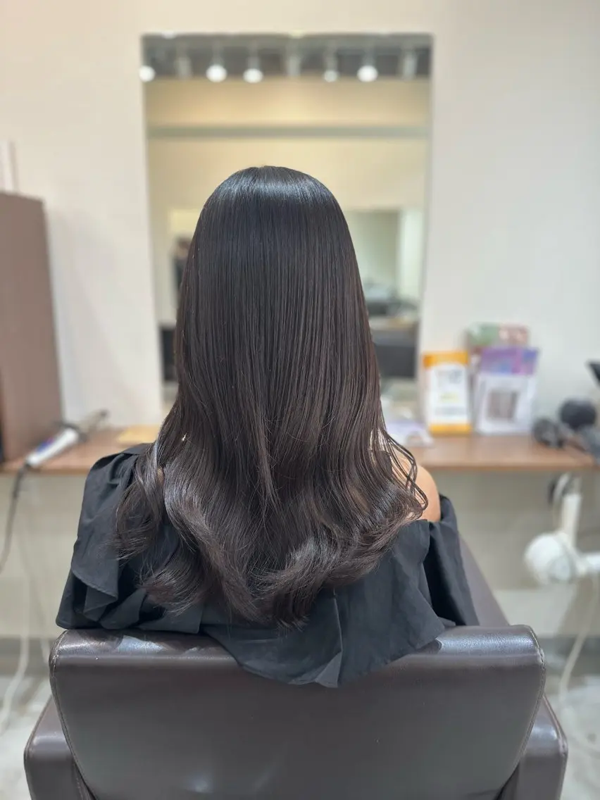 ロング カラー パーマ カット ヘアカラー パーマ トリートメント 平日オススメ✨ コスパ&タイパ✨山下のヘアスタイル