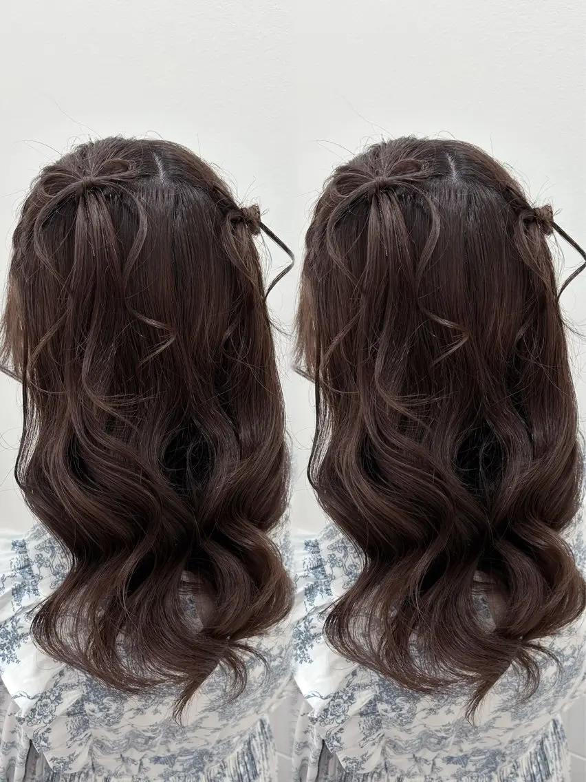 ロング ヘアアレンジ ヨシンモリ 徳倉 碧葉のヘアスタイル