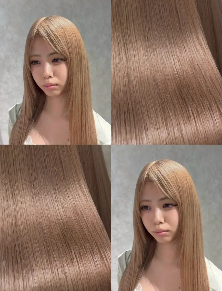 ロング カラー 色落ちまで盛れる 💟まなみのヘアスタイル