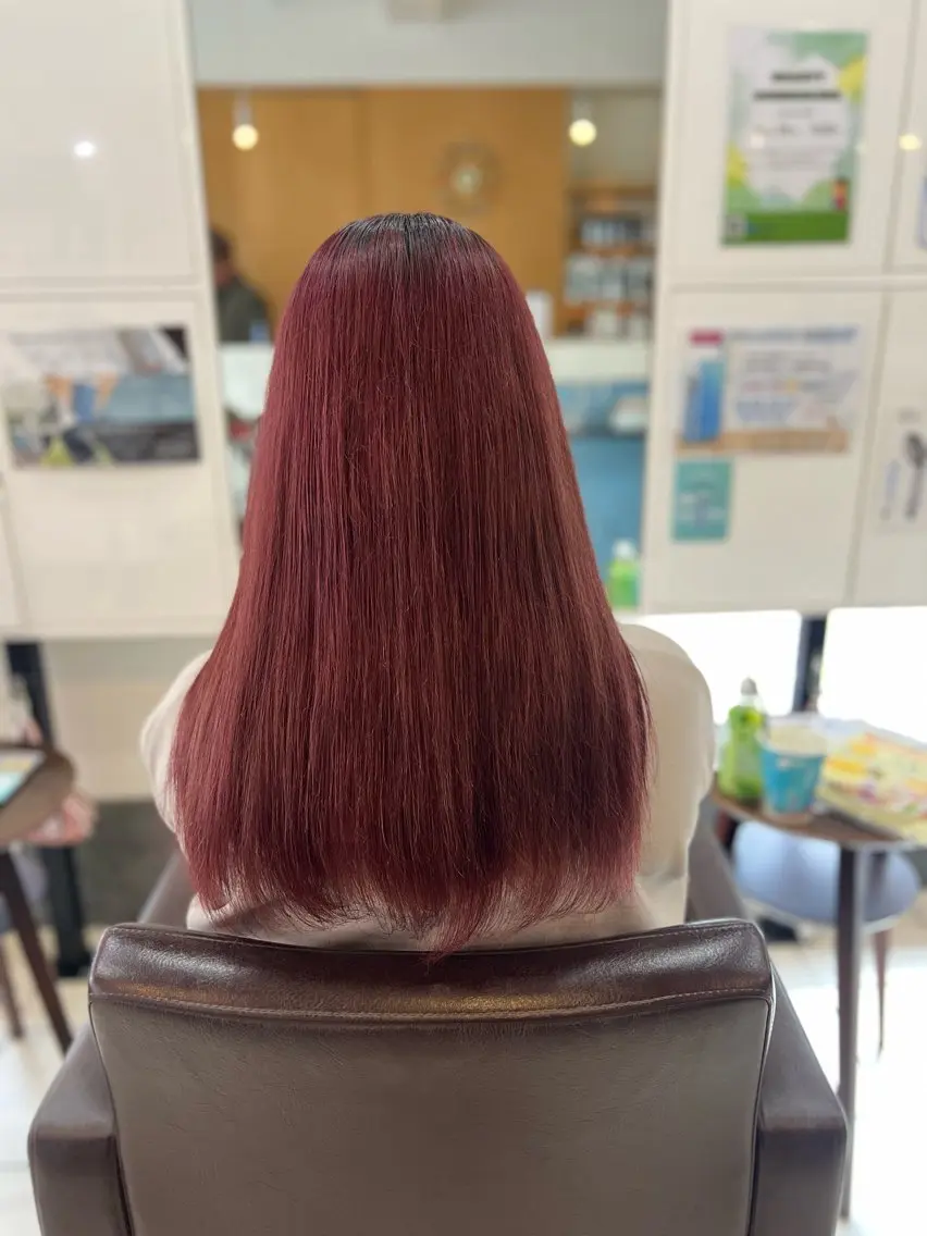 ヘアカラーの写真