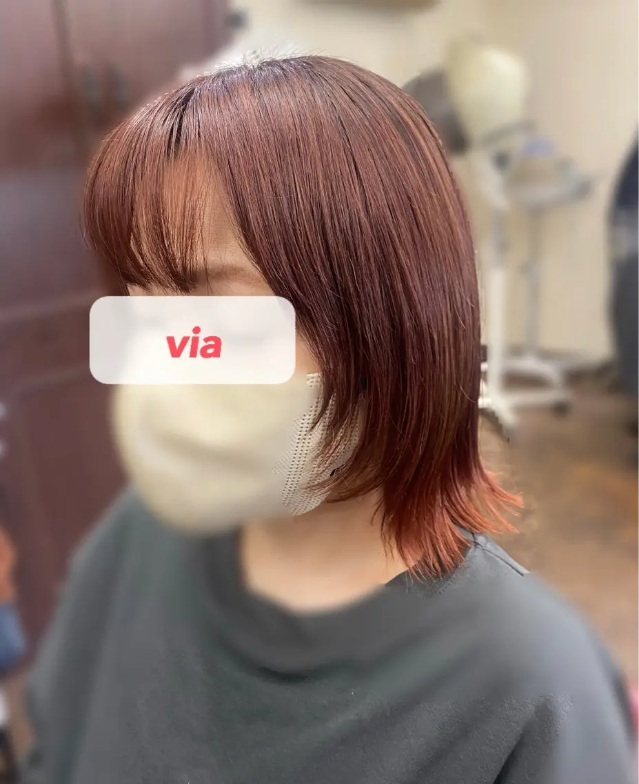 ミディアム ボブ 顔まわりレイヤー レイヤーカット 似合わせ＆予防美容 飯島   知花💐のその他イメージ