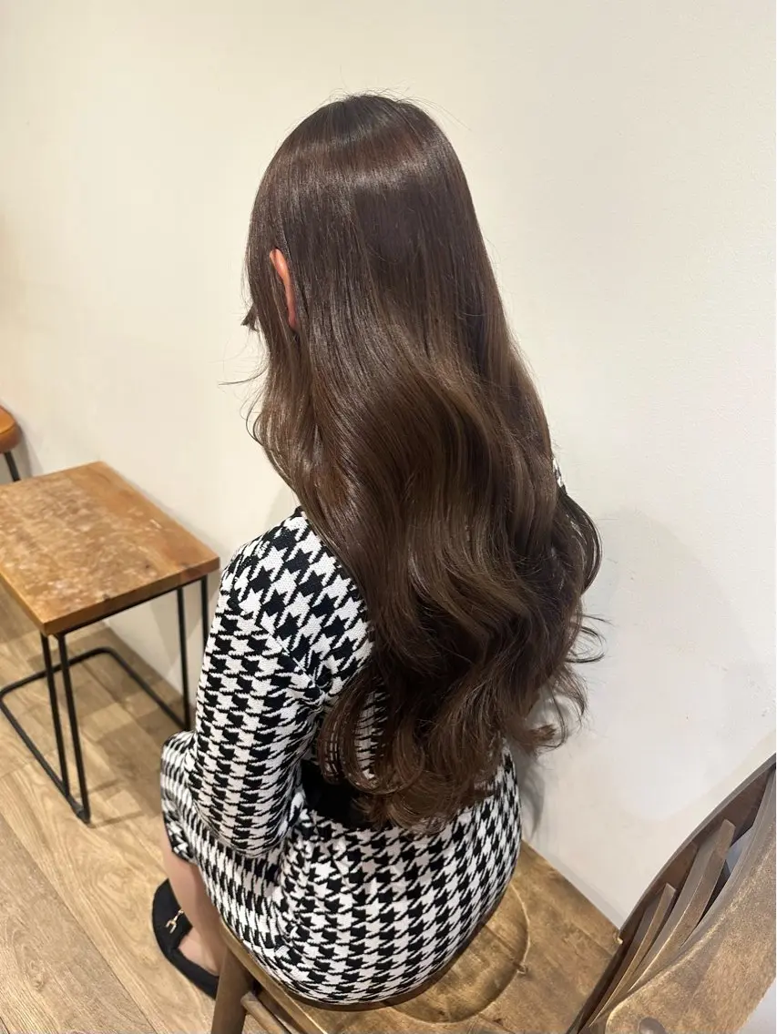 ロング カラー ヘアアレンジ カット ヘアカラー トリートメント Himawari♡ 柔らかいカラーのヘアスタイル