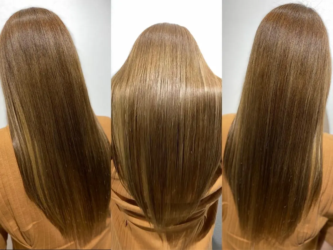 ロング カラー ハイライトカラー ハイライト カット ヘアカラー トリートメント ✨髪質改善が大好評✨ 美容室lic近藤✨のヘアスタイル