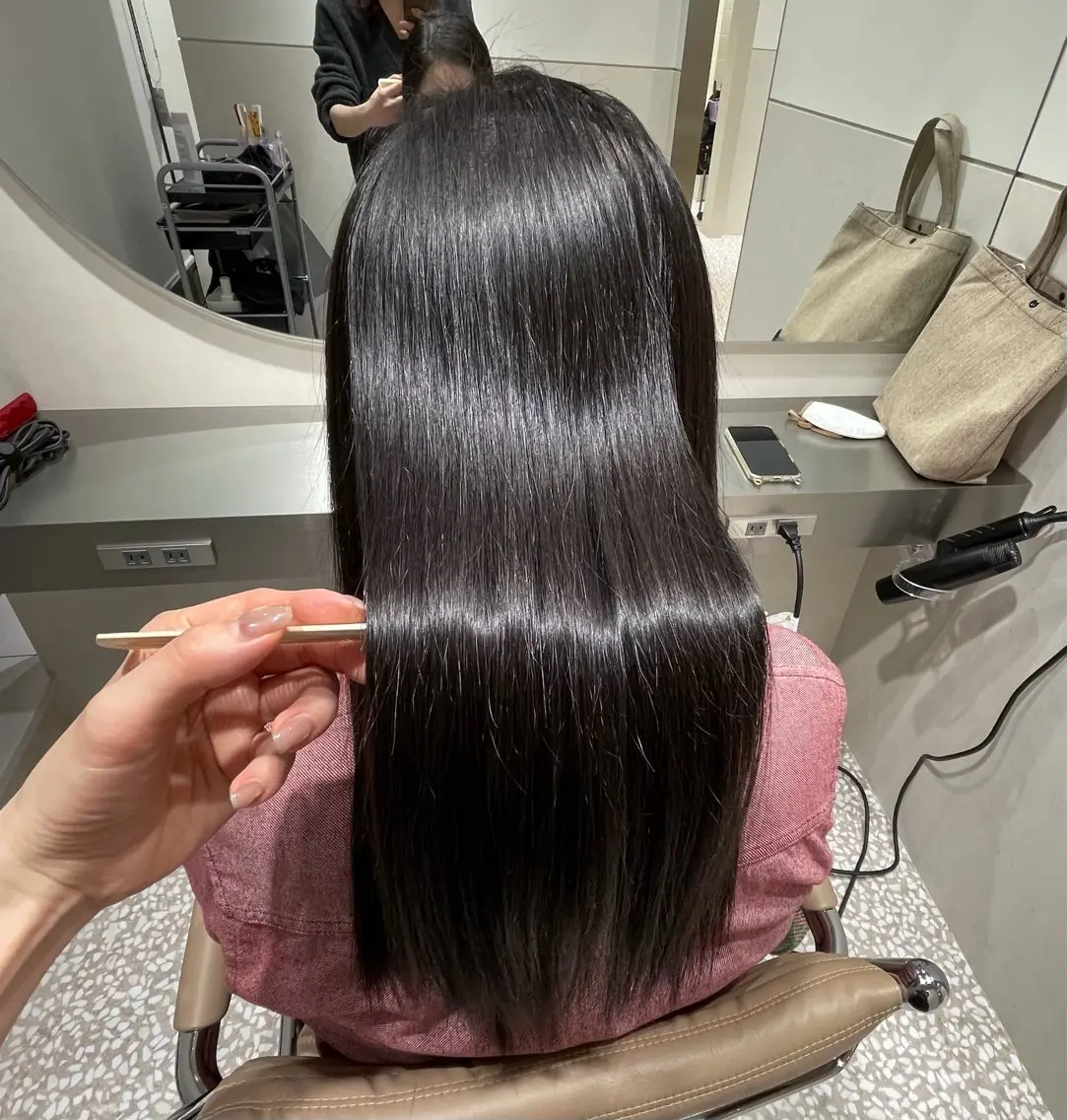 ロング カラー 髪質改善 トリートメント カット トリートメント 🌿マンツーマン/ 池袋/個室/岸田恵のヘアスタイル