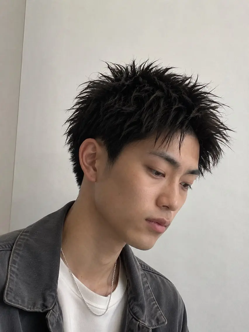 ショート メンズ スパイキーショート ショートヘア カット 🌞塙　湧貴🌞 スパイキーショートのヘアスタイル