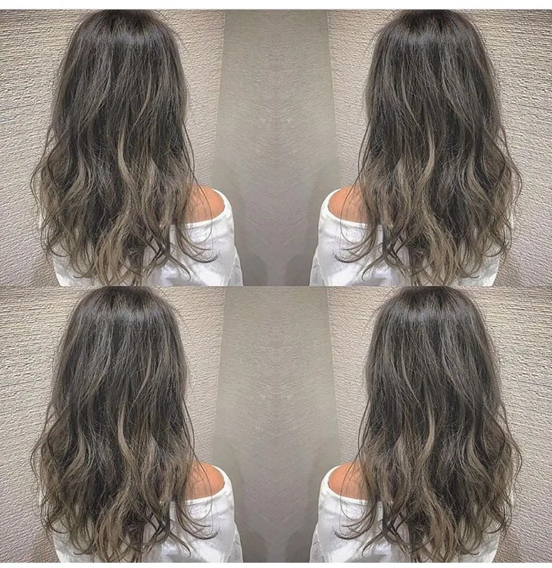 ロング カラー ヘアアレンジ 白髪ぼかしハイライト 茗荷谷駅徒歩2分のヘアスタイル