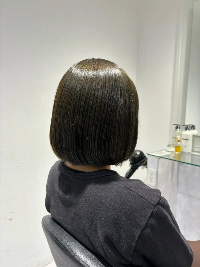 ミディアム カラー 表参道♡暗髪♡ 艶カラー♡アユミのヘアスタイル