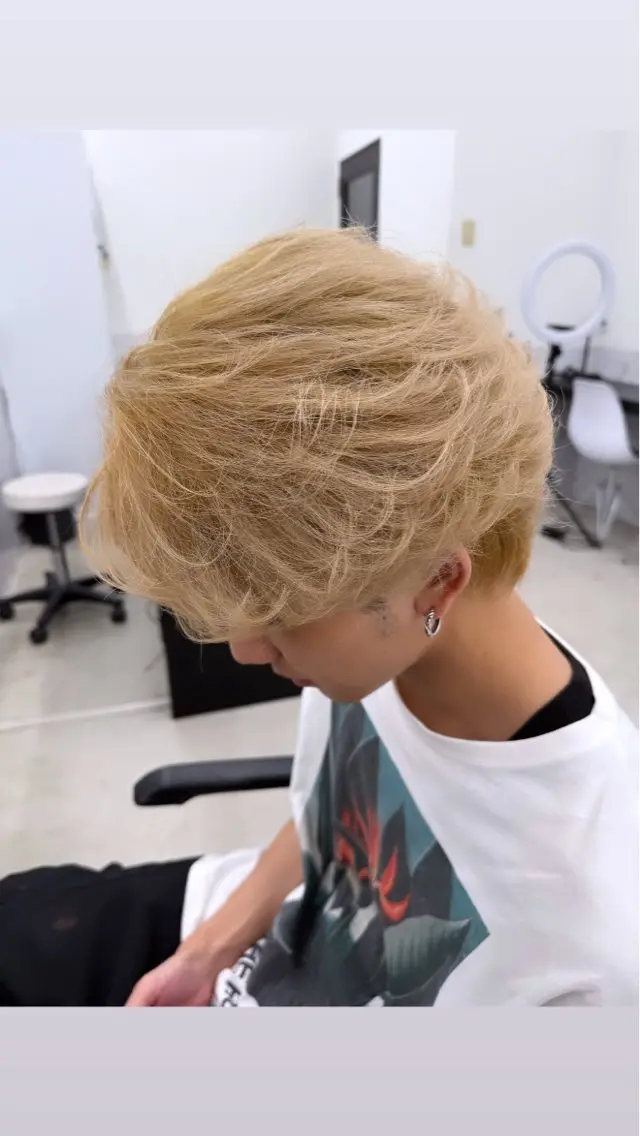 【メンズ限定】バチイケカラー&ヘアセットの写真