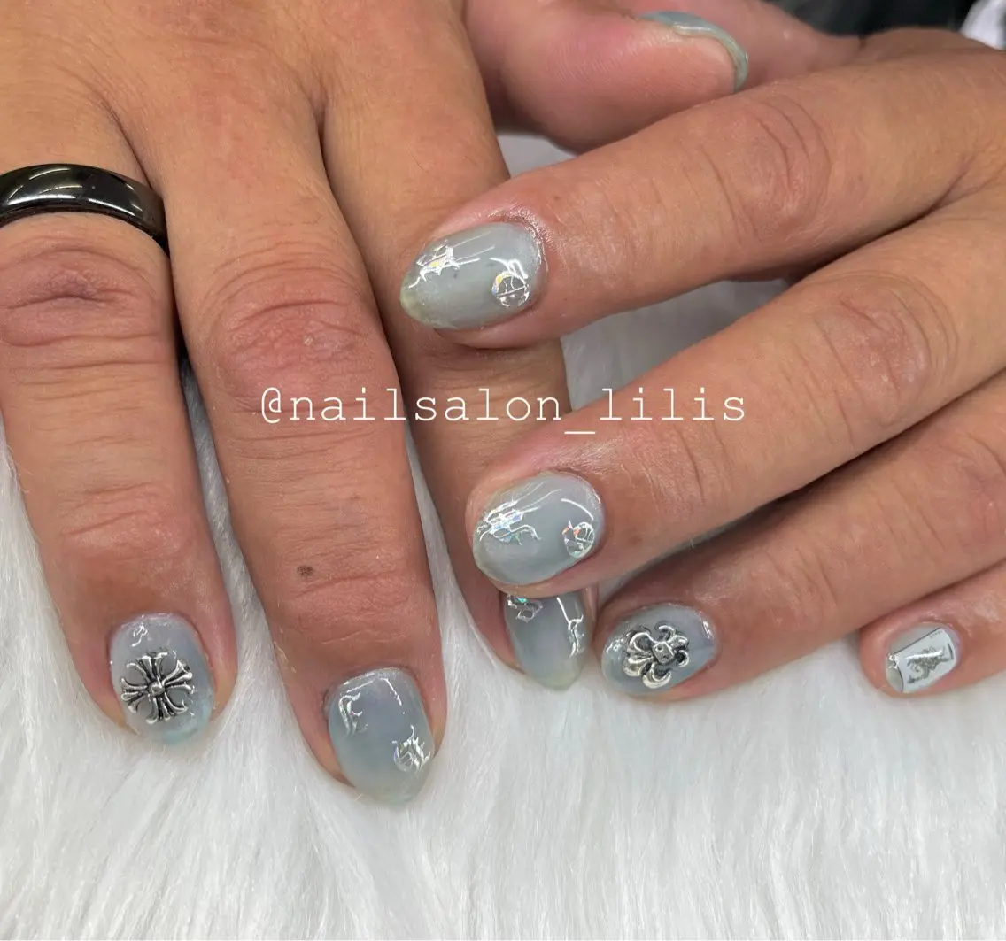 ネイル メンズネイル ハンドネイル nailsalon Lilisのネイルデザイン