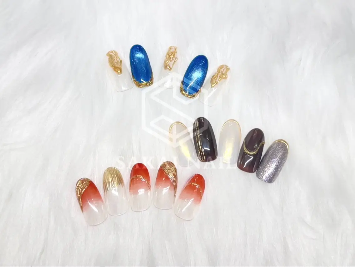 定額★華やかアート￥7,700～￥9,900の写真